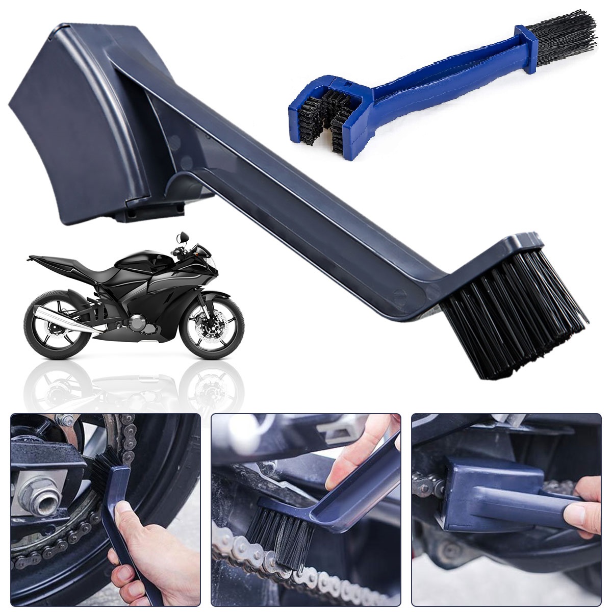 Chain Breaker - Motorcycle Bike Chain Cleaner Double Heads