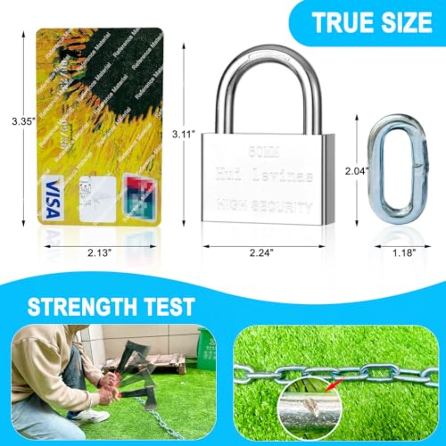 Heavy Duty 39 Inch 8mm Galvani - Bike Chain 评论和价格