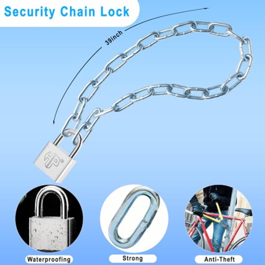 Heavy Duty 39 Inch 8mm Galvani - Bike Chain 评论和价格