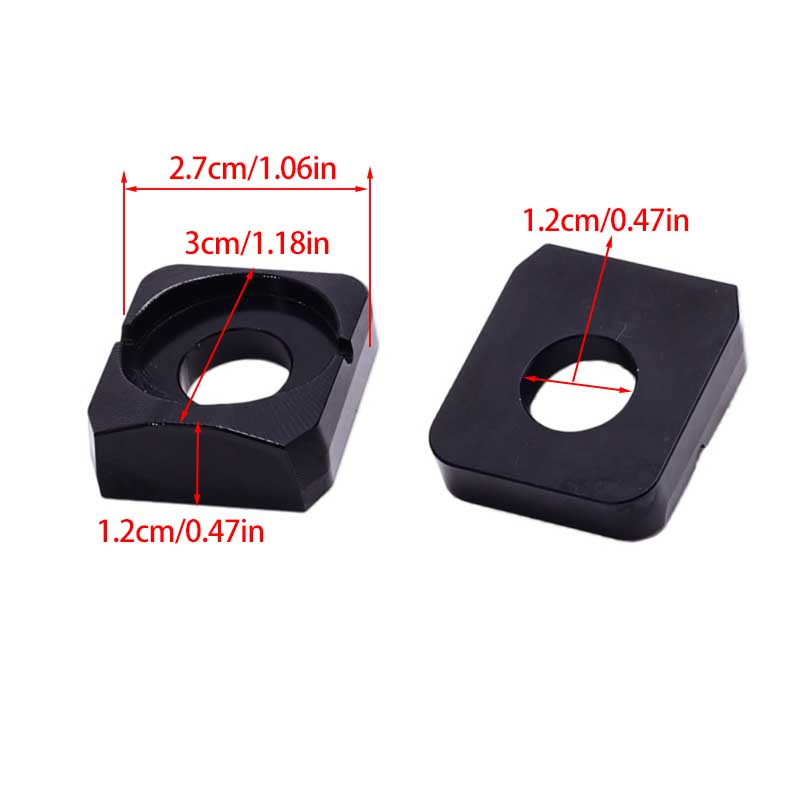 Motorcycle CNC Rear Axle Block - Motorcycle Parts Chain 评论和价格