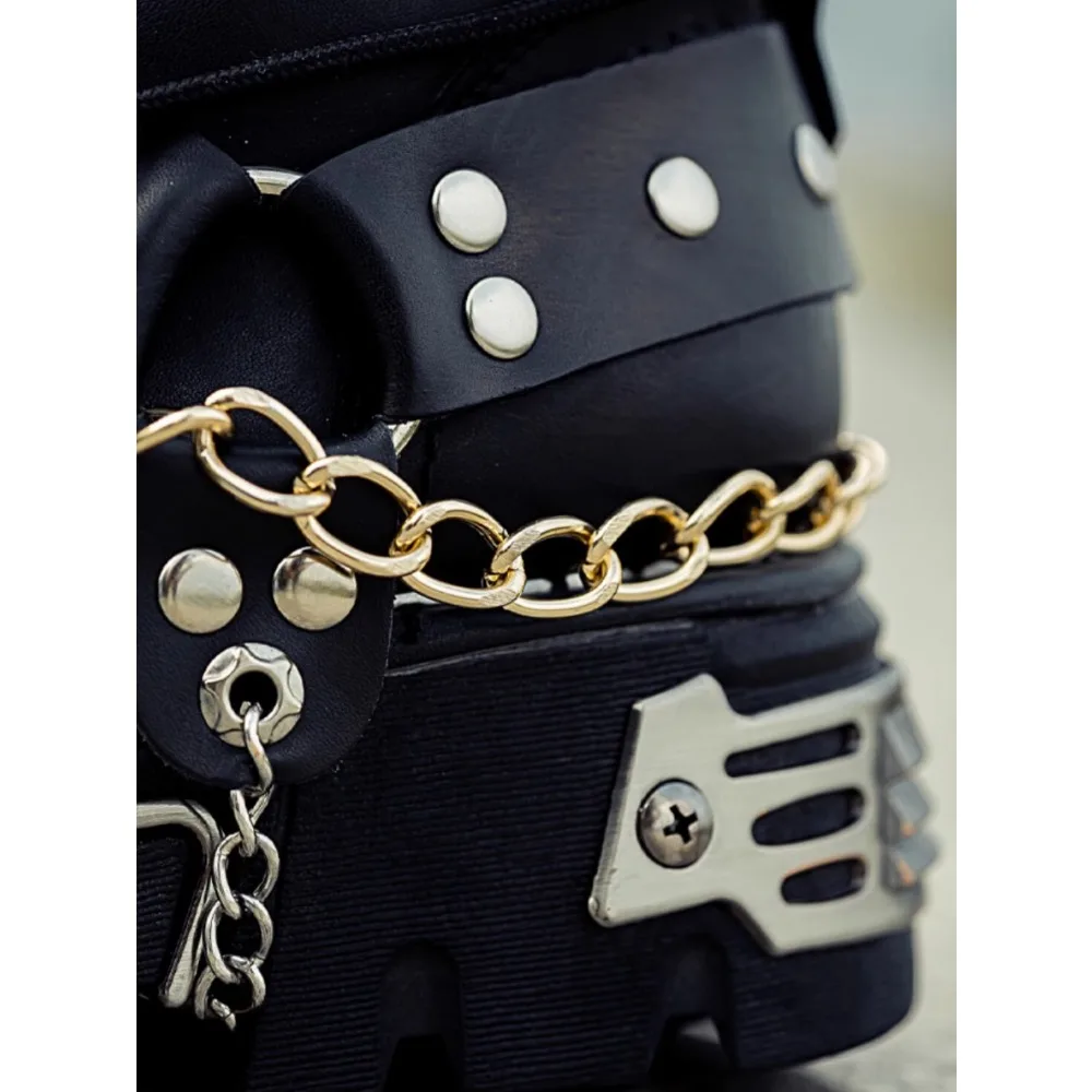 Men's Fashion Genuine Leather  - Motorcycle Chain 评论和价格