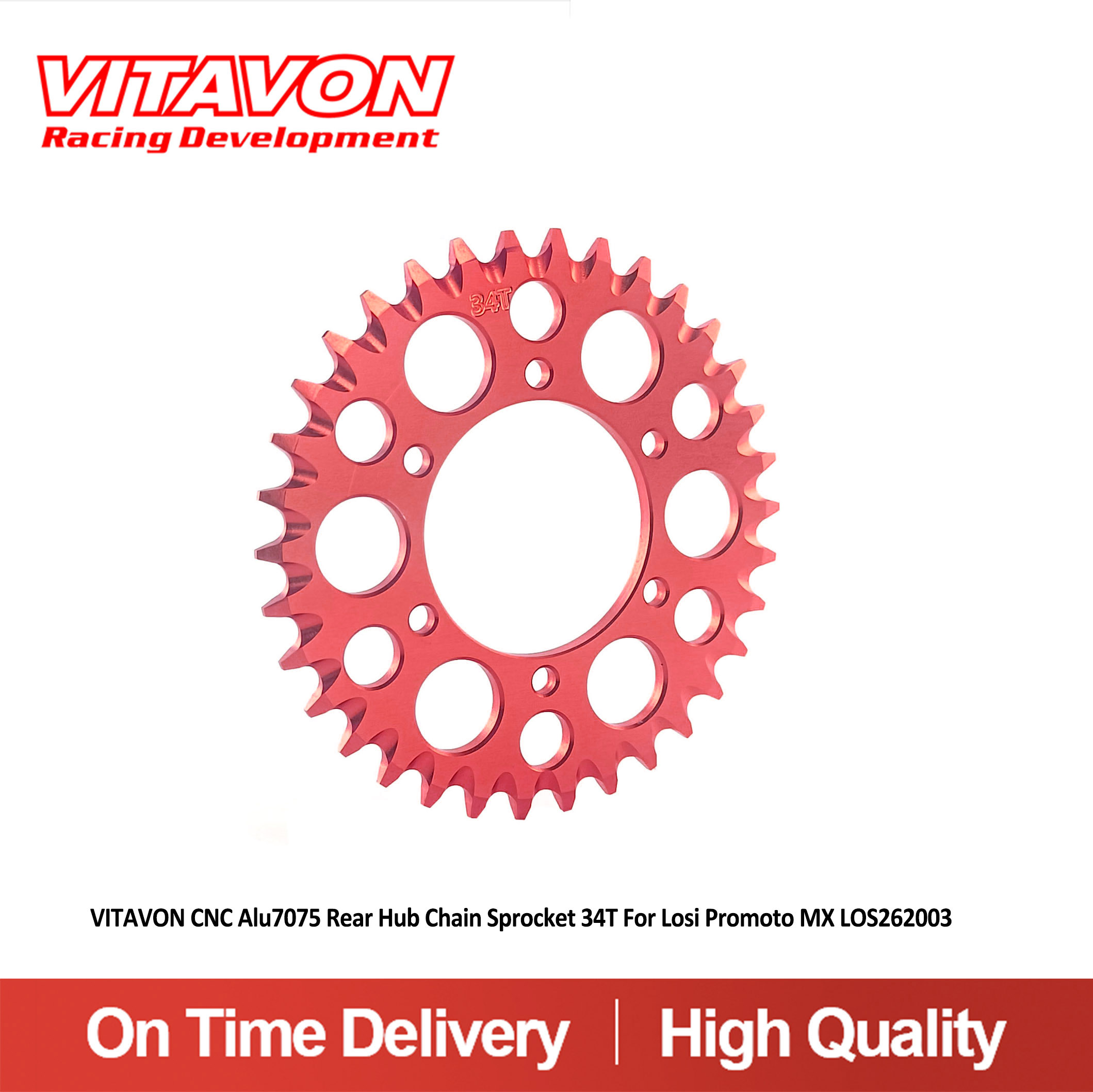 VITAVON CNC Alu7075 Rear Hub C - Chain Sprocket Set 评论和价格