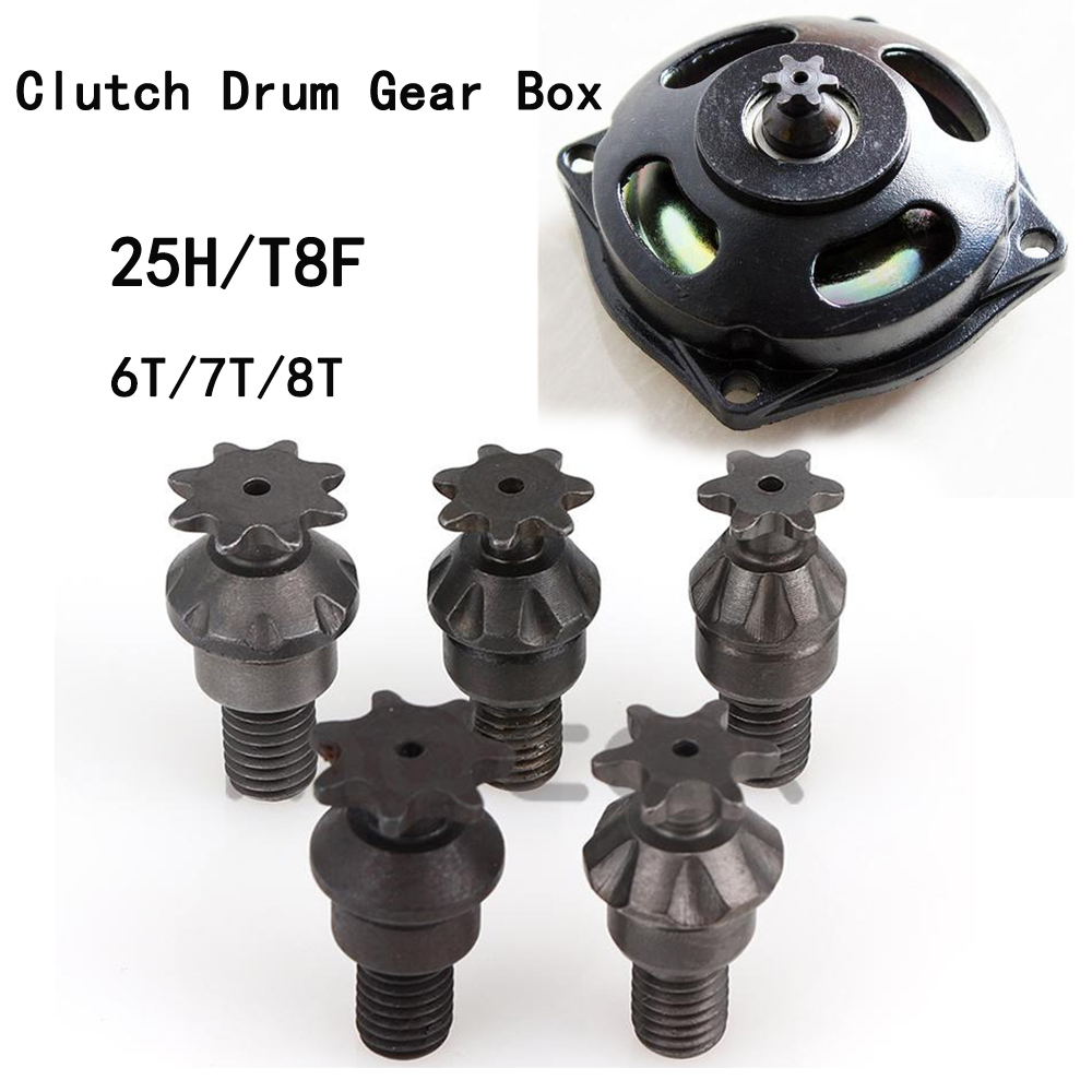 25H T8F 6/7/8 Teeth Clutch Dru - Sprocket Chain 评论和价格