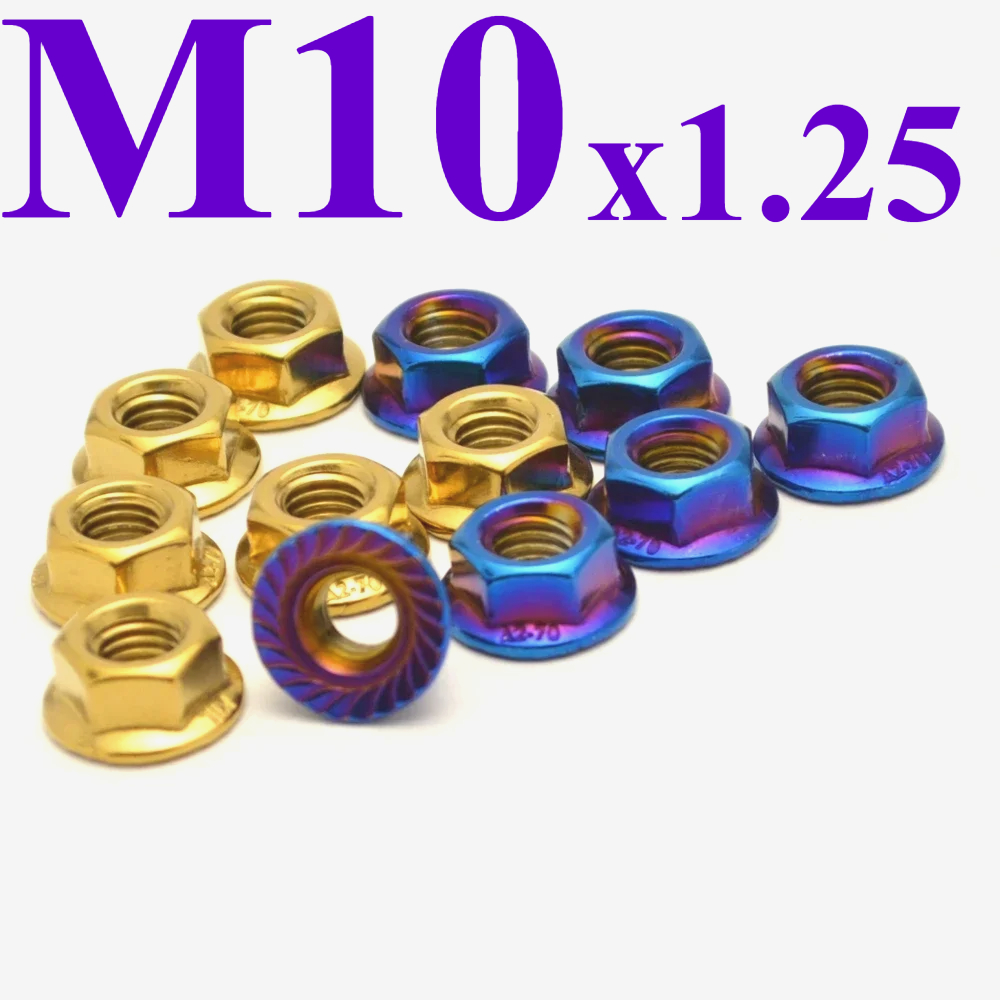 6Pcs M10x1.25 Rear Sprocket Wh - Sprocket 评论和价格