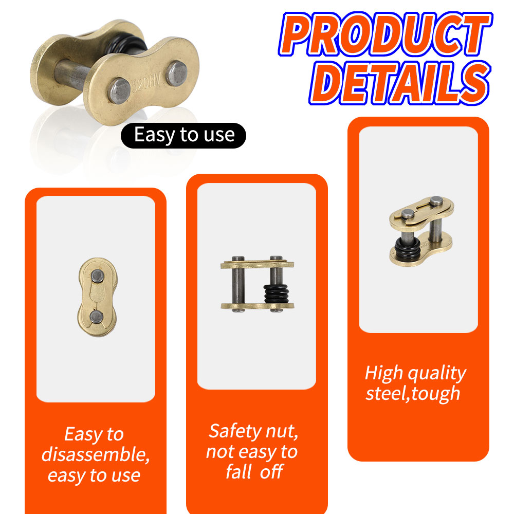 Motorcycle Chain Buckle Ring L - 530 Chain 评论和价格