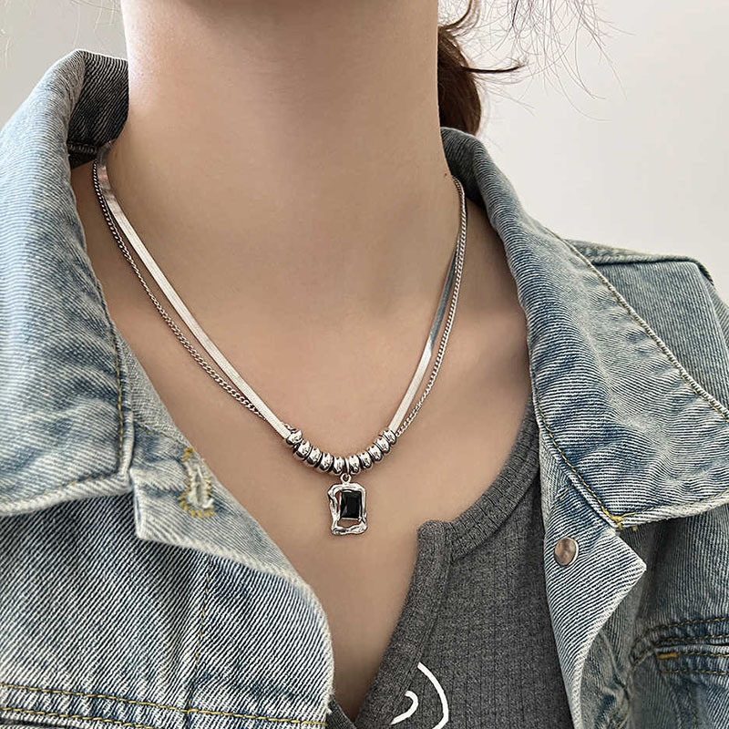 Layered Stainless Steel Chains - Xcm Chain 评论和价格