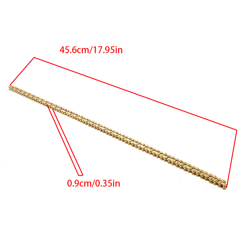 25H 114 Chain Gold 25H 136 Bla - Bike Chain 评论和价格