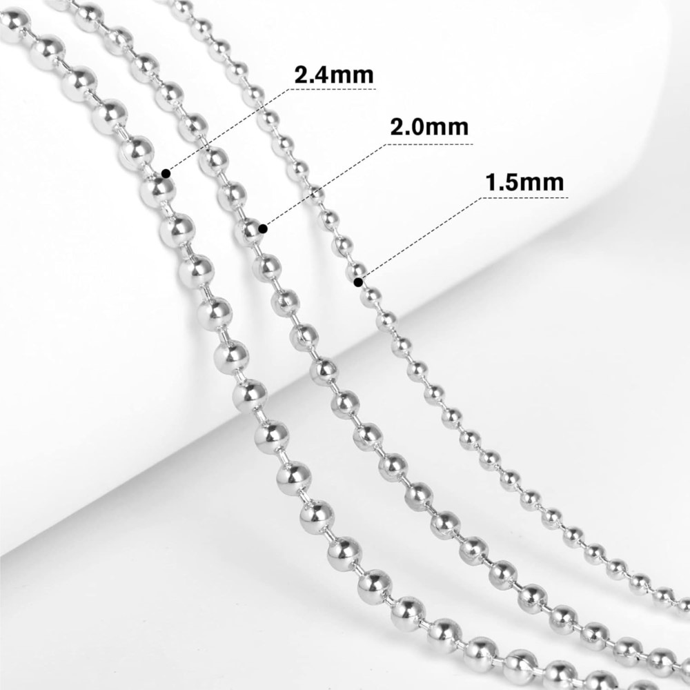 10m Stainless Steel Bead Ball  - Roller Chain 评论和价格