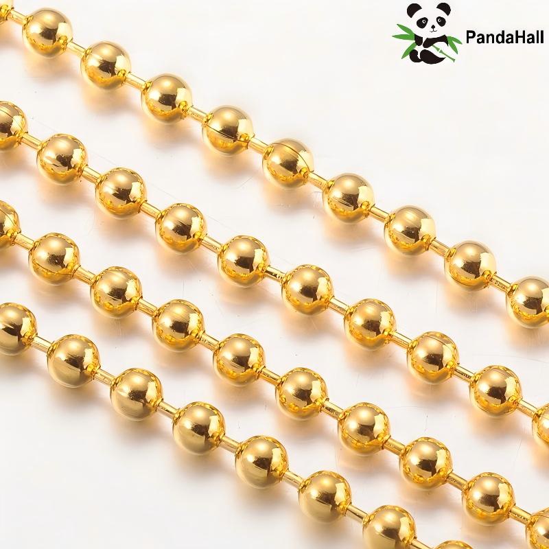 PandaHall 50m/Roll Soldered Ir - Roller Chain 评论和价格