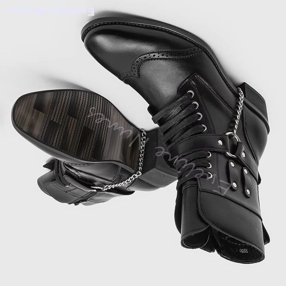 Punk Metal Chain Rivet Combat  - Motorcycle Chain 评论和价格