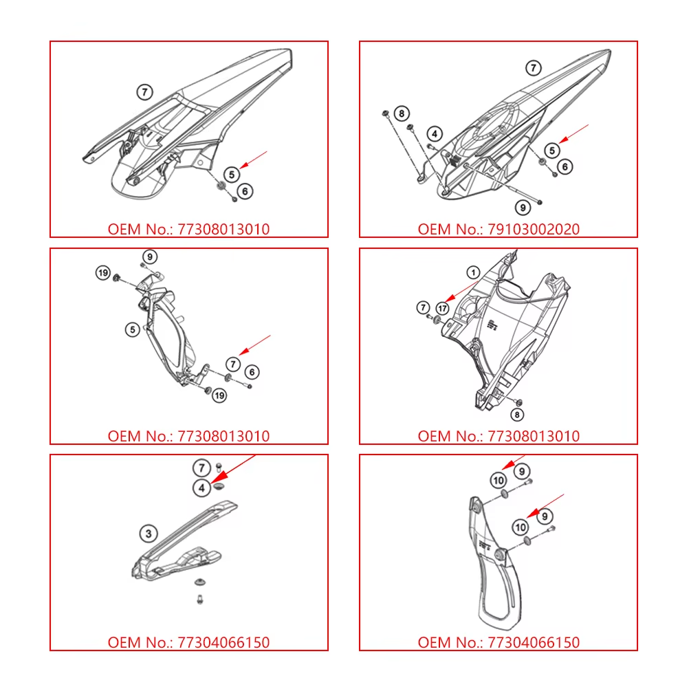 OTOM Motorcycle Chain Slider R - Motorcycle Parts Chain 评论和价格