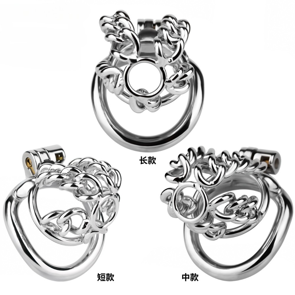 New Metal Steel Chain Chastity - Steel Chain 评论和价格