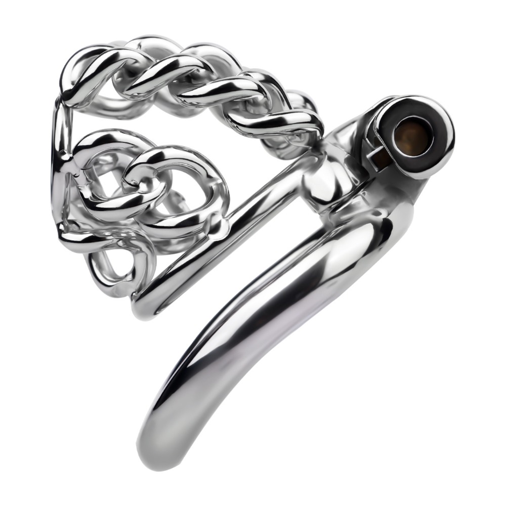 New Metal Steel Chain Chastity - Steel Chain 评论和价格