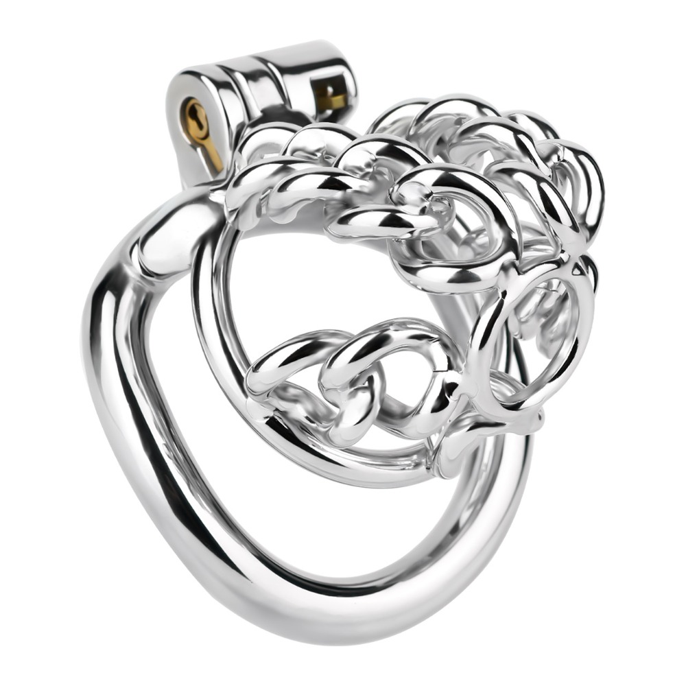 New Metal Steel Chain Chastity - Steel Chain 评论和价格