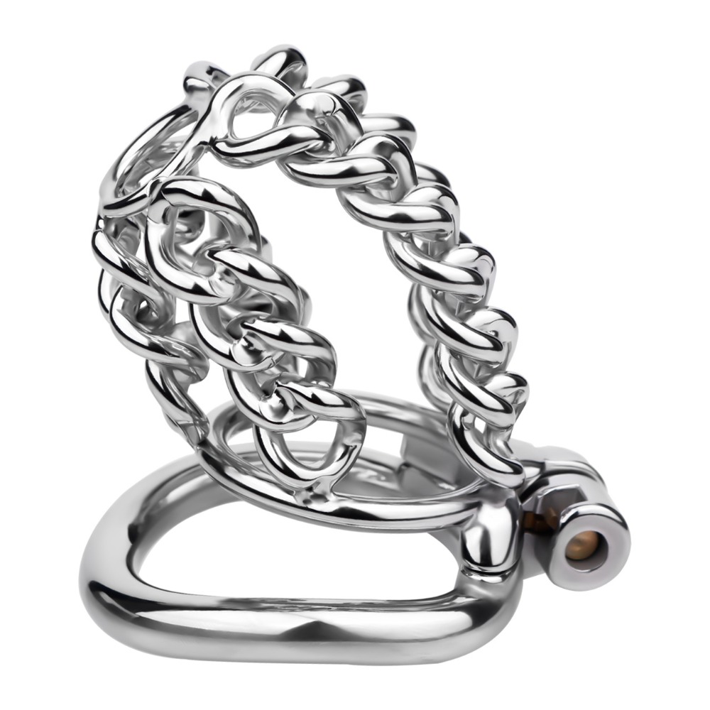 New Metal Steel Chain Chastity - Steel Chain 评论和价格