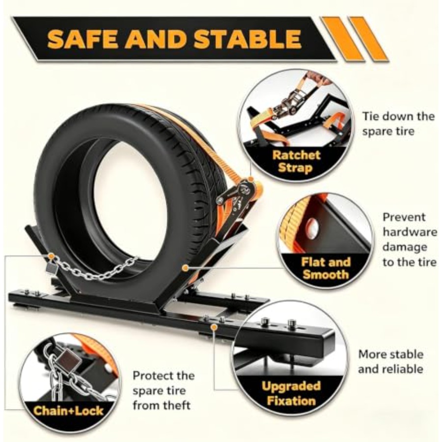 Heavy Duty Semi Truck Spare Ti - Steel Chain 评论和价格