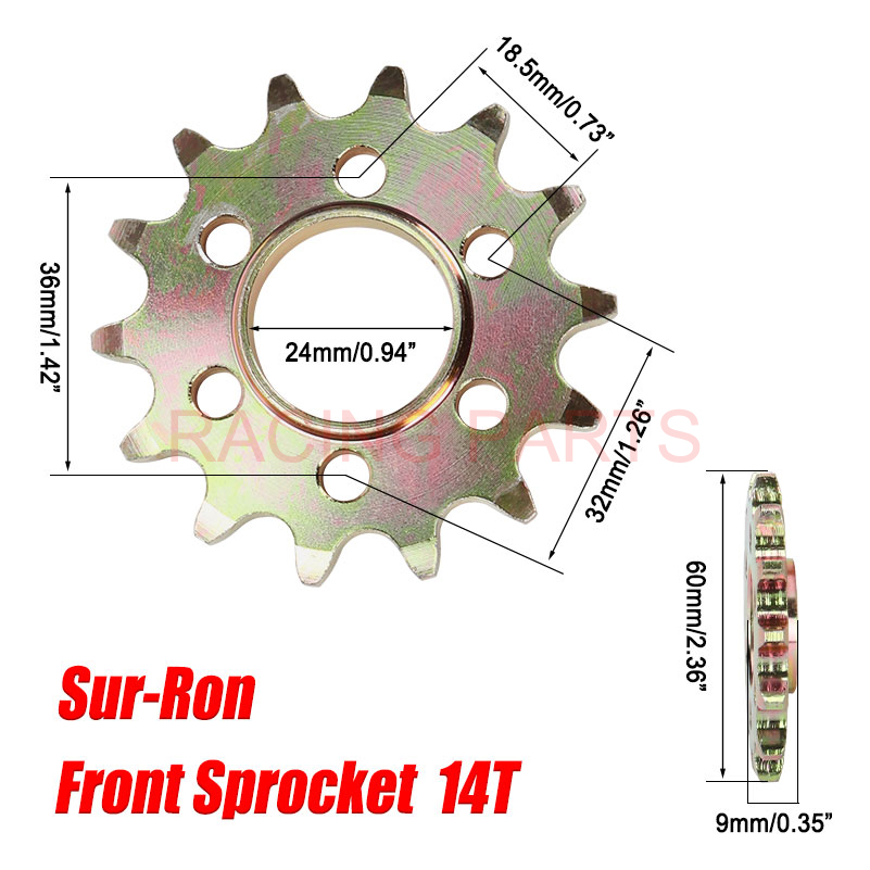 Motorcycle Accessory 14T Front - Xcm Chain 评论和价格